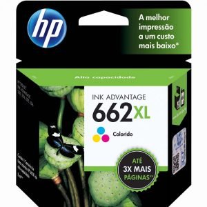 Cartucho HP 662 XL colorido